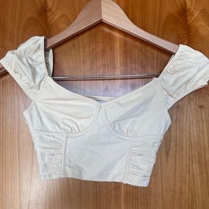Princess Polly Women’s Yellow Crop Top Size 0 - never worn